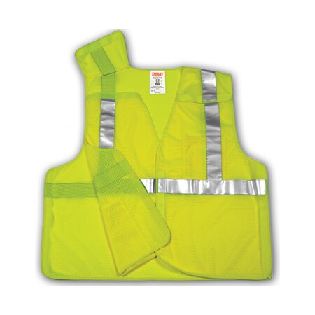Tingley Tingley® Job Sight™ High-Visibility Yellow Breakway Mesh Vest, V70522.L-XL